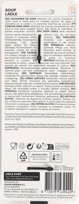 Masterchef Cazo Sopa Pbt 35.4 cm x 10 cm x 7.1 cm (24 Unidades)
