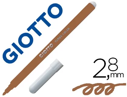 Giotto Rotulador Turbo Color Marrón Caja de 12 Unidades Giotto Rotulador Turbo Color Marrón Caja de 12 Unidades