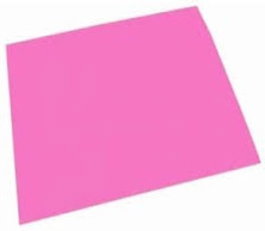 FAIBO Blíster de 10 láminas de goma eva color rosa 20x30cm