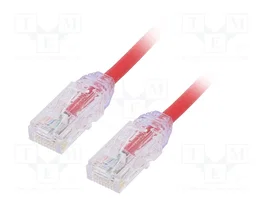 PANDUIT Patch cord Cat 6a U/UTP 1m Rojo RJ45