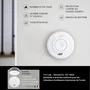 KYF Detector de Humo con Wifi AAAOO45295 - Batería Sellada de 10 Años, Certificado CE