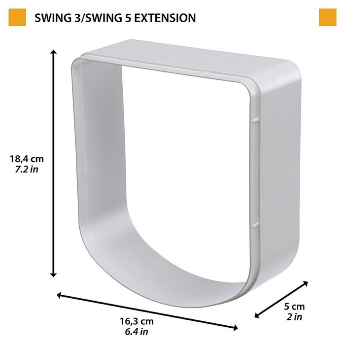Ferplast Extensión Puerta Swing 3 Blanco