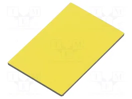 SCHNEIDER ELECTRIC Etiqueta Harmony XB4 Blanco y Amarillo 18x27mm