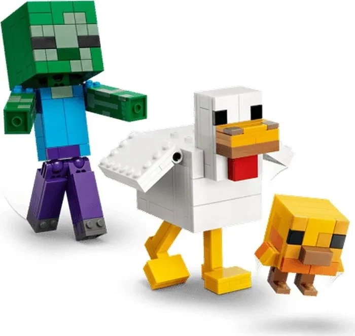 LEGO Minecraft Jinete de Gallina, 344 piezas