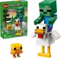 LEGO Minecraft Jinete de Gallina, 344 piezas