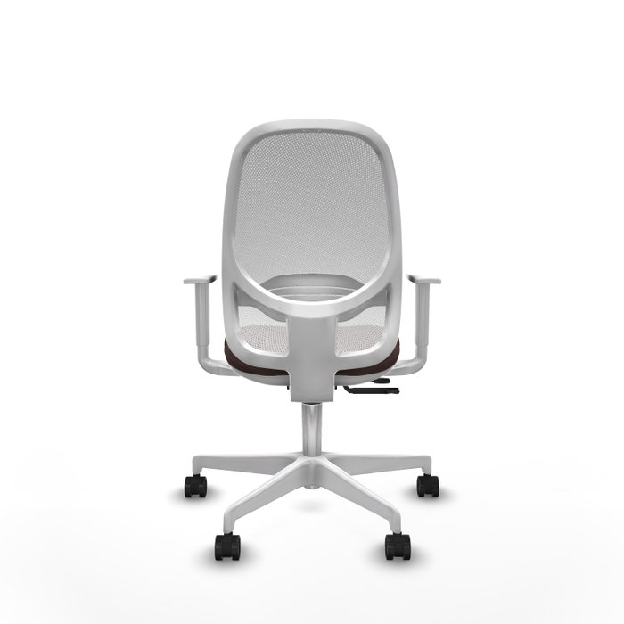 PIQUERAS Y CRESPO Silla de oficina Cilanco con mecanismo Sincro/Traslack Marrón oscuro y Blanco PIQUERAS Y CRESPO Silla de oficina Cilanco con mecanismo Sincro/Traslack Marrón oscuro y Blanco
