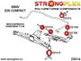 StrongFlex 031415B Trasero Eje Soporte Silentblock