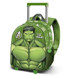 Karactermania Mochila Hulk Rage 3D con Ruedas 26x13x34 cm