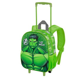 Karactermania Mochila Hulk Rage 3D con Ruedas Verde