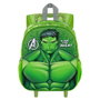 Karactermania Mochila Hulk Rage 3D con Ruedas Verde