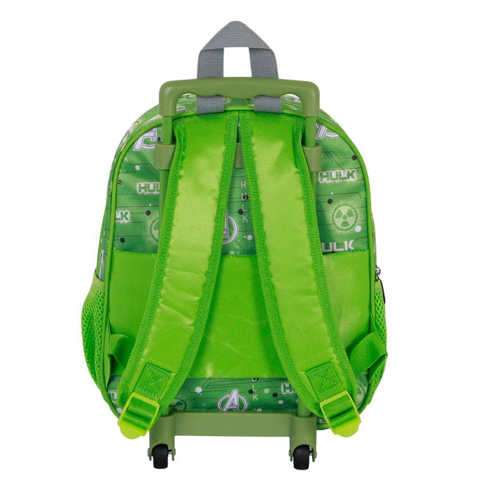 Karactermania Mochila Hulk Rage 3D con Ruedas Verde