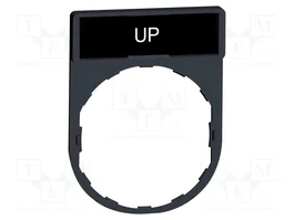 SCHNEIDER ELECTRIC Etiqueta de descripción Harmony XB4 Negro 22mm