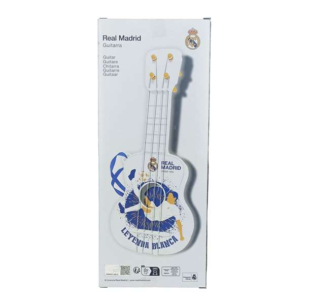 Reig Guitarra 4 cuerdas en estuche Real Madrid 36x15x4 cm