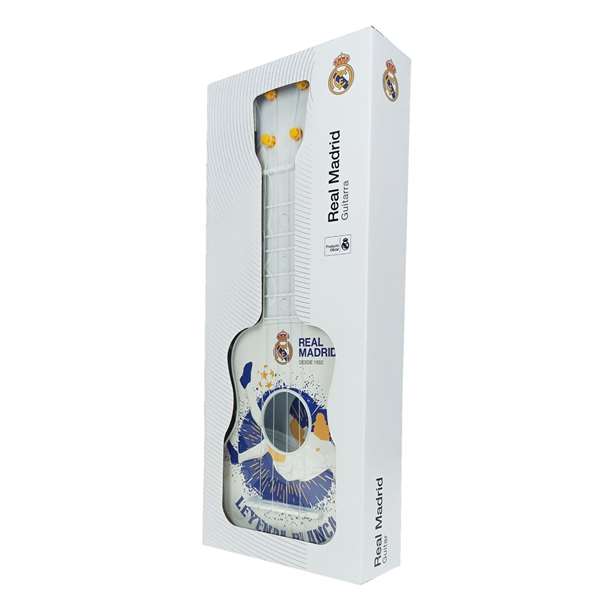 Reig Guitarra 4 cuerdas en estuche Real Madrid 36x15x4 cm