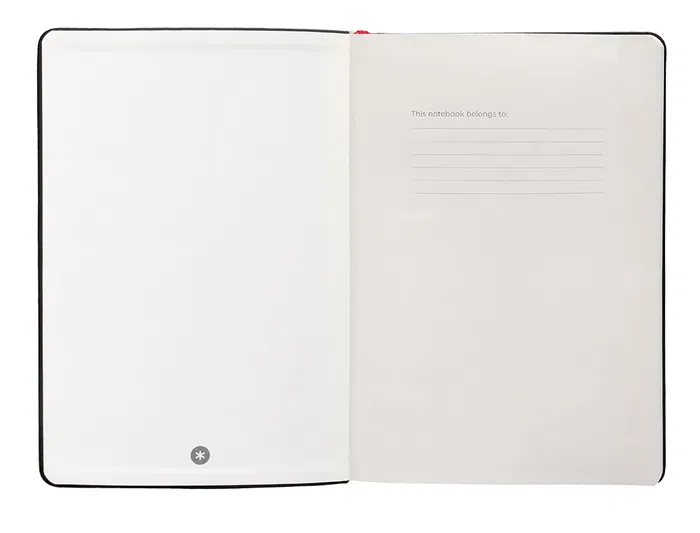 Antartik Cuaderno A5 Tapa Dura Hojas Cuadriculadas Negro y Rojo 100 Hojas 80gr FSC Antartik Cuaderno A5 Tapa Dura Hojas Cuadriculadas Negro y Rojo 100 Hojas 80gr FSC