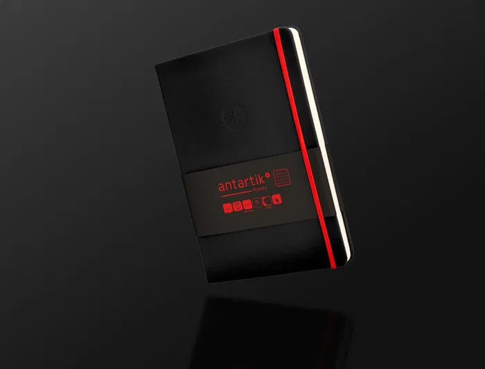 Antartik Cuaderno A5 Tapa Dura Hojas Cuadriculadas Negro y Rojo 100 Hojas 80gr FSC Antartik Cuaderno A5 Tapa Dura Hojas Cuadriculadas Negro y Rojo 100 Hojas 80gr FSC