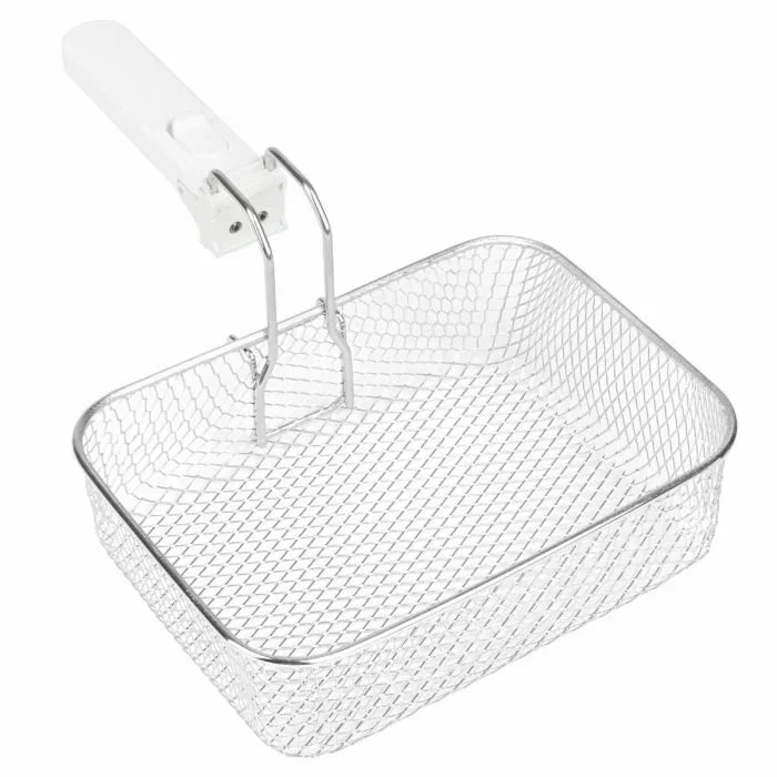 Clatronic FR 3771 Freidora 2.5 Litros 1800 W, Color Blanco, Termostato Ajustable, Filtro de Aceite