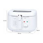 Clatronic FR 3771 Freidora Blanca 1800W 2,5L