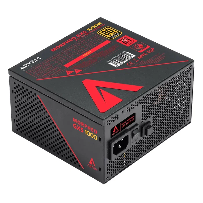 Abysm Gaming Morpheo GX5 1000W 80 Plus Gold Full Modular ATX con ventilador de 120mm