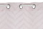 DKD Home Decor Cortina de Poliéster 140x260 con 8 Anillas Rosa Palo