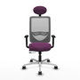 PIQUERAS Y CRESPO Silla de oficina Zulema Morado y Gris