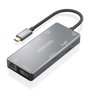 Aisens USB-C Dock 9 en 1 Gris ASUC-9P018-GR