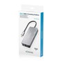 Aisens USB-C Dock 9 en 1 Gris ASUC-9P018-GR