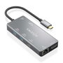 Aisens USB-C Dock 9 en 1 Gris ASUC-9P018-GR