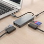 Aisens USB-C Dock 9 en 1 Gris ASUC-9P018-GR