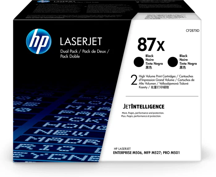 HP 87X CF287XD Negro Pack de 2 HP 87X CF287XD Negro Pack de 2