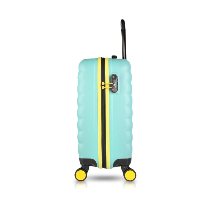 Zoozie Bags Maleta 6711 Menta Tamaño Cabina ABS Ruedas 360º Candado Codificado 57x34x23cm Volumen 37L Capacidad 8kg