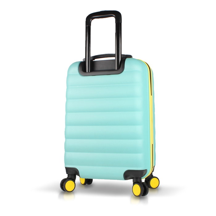 Zoozie Bags Maleta 6711 Menta Tamaño Cabina ABS Ruedas 360º Candado Codificado 57x34x23cm Volumen 37L Capacidad 8kg