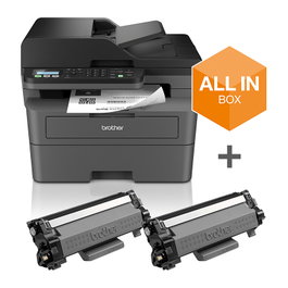 Brother MFC-L2827DWXL Multifunción Láser Monocromo con WiFi, Fax y Consumibles XL