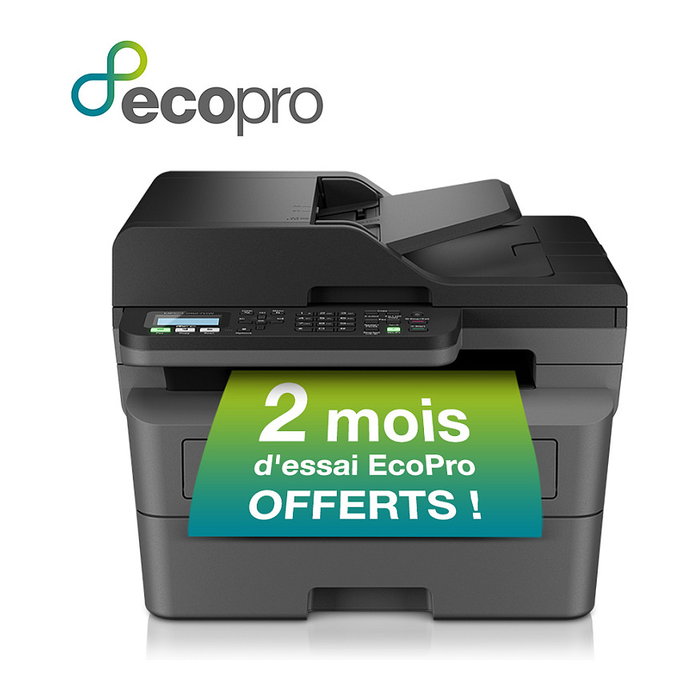 Brother MFC-L2827DWXL Multifunción Láser Monocromo con WiFi, Fax y Consumibles XL