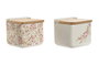 DKD Home Decor Salero Dolomite Almendro 750ml (Pack de 2)