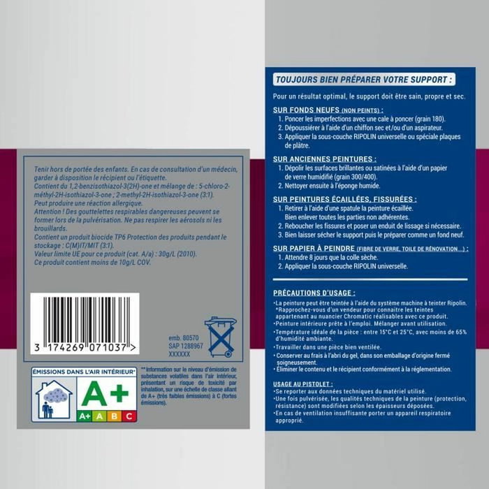 Pintura de Imprimación Ripolin Blanco 2,5 L Mate