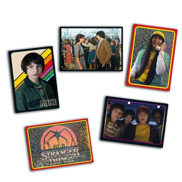 Panini PAN8051708028881 - Caja de 36 sobres coleccionables de cromos Stranger Things 5 con 180 pegatinas