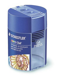 Afilalapiz Staedtler Doble C/Deposito Transparente Expositor 10