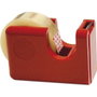 Fixo Cinta Adhesiva Junior 19mm x 33m con Portarrollos Dispensador Caramelo