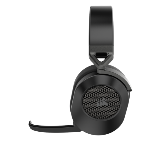 Corsair HS65 Inalámbrico Auriculares Gaming con Sonido Envolvente 7.1, Diadema Ajustable, Batería de 24h, Color Negro