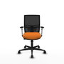 PIQUERAS Y CRESPO Silla de oficina Yunquera Naranja y Negro