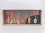 DKD Home Decor Decoración Paulownia 54x4x23 Rosa