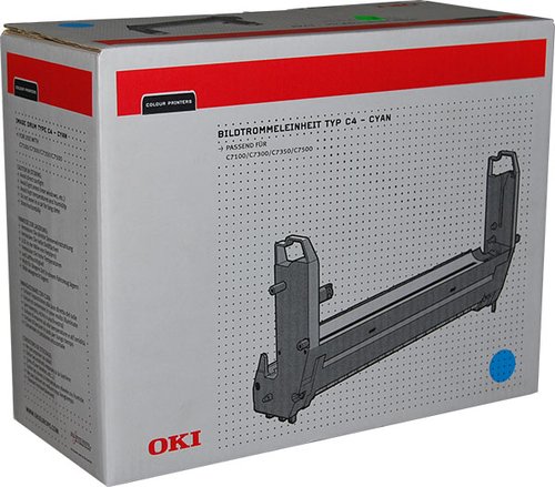 OKI Tambor Láser Cian 41962807 para series C7100/C7300/C7350/C7500 OKI Tambor Láser Cian 41962807 para series C7100/C7300/C7350/C7500