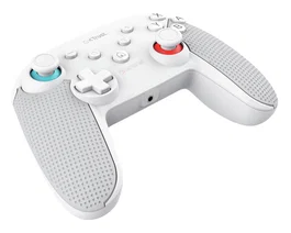 Trust GXT 1246W MUTA - Mando Inalámbrico Bluetooth para Nintendo Switch y Switch Lite, Gamepad con Vibración y Controles de Movimiento, Batería Recargable (15h), Color Blanco