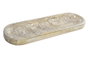 DKD Home Decor Centro de Mesa de Mango Hamsa Decapé Marrón