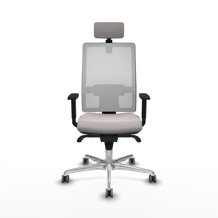 PIQUERAS Y CRESPO Silla de oficina Horna Blanca con mecanismo Sincro PIQUERAS Y CRESPO Silla de oficina Horna Blanca con mecanismo Sincro