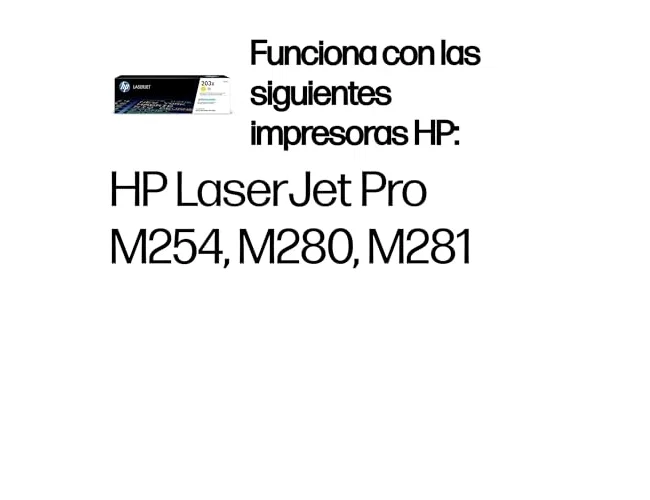HP 203X CF542X Tóner Amarillo de Alto Rendimiento (XL)