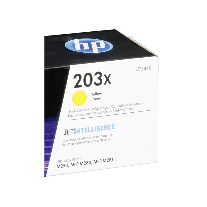 HP 203X CF542X Tóner Amarillo de Alto Rendimiento (XL)