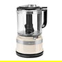 KitchenAid 5KFC0516 Picadora de Alimentos 1.19L, Compacta y Ligera, Multiusos con Batidor de Varillas, Color Almendra