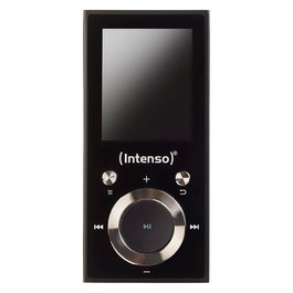 Intenso Video Scooter BT, Reproductor de MP3 con Pantalla LCD de 1.8", Bluetooth 5.0, 16 GB, Compatible con USB-C, Negro - Incluye Auriculares